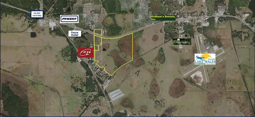 West Lake Wales Industrial acreage: 235 W Lake Wales Rd S, Lake Wales, FL 33859